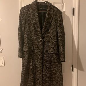Zara oversized Peacoat- only worn once!!